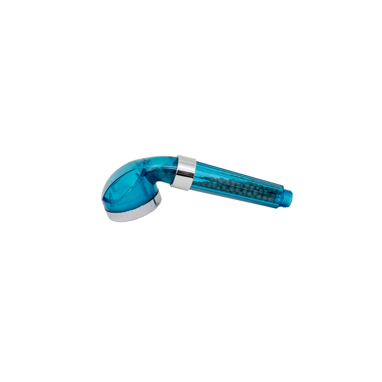 Para de dus din plastic, anticalcar, bleu, 20cm lungime, diametru 6cm