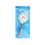 Para de dus inox cu alb, lungime 24cm, diametru 9cm