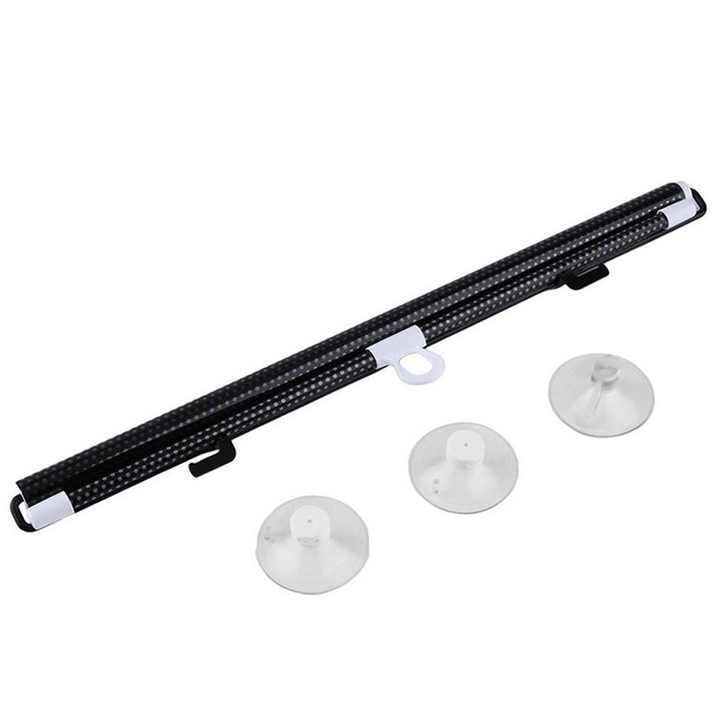 Parasolar Auto Retractabil Universal, Pliabil, pentru Parbriz sau Fereastra Laterala, Rulou cu Protectie UV, 45 x 125cm