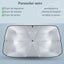 Parasolar auto tip umbrela, pliabil, protectie UV, acoperire extinsa, dimensiuni 130x75 cm, termoizolant, negru/argintiu