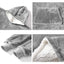 Patura cu maneci, tip hanorac lung, marime universala, din fleece captusit cu blana, cu buzunare, mansete si gluga, gri