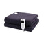 Patura electrica 60W, 150x80 cm, 5 trepte temperatura, negru, fleece superpolar