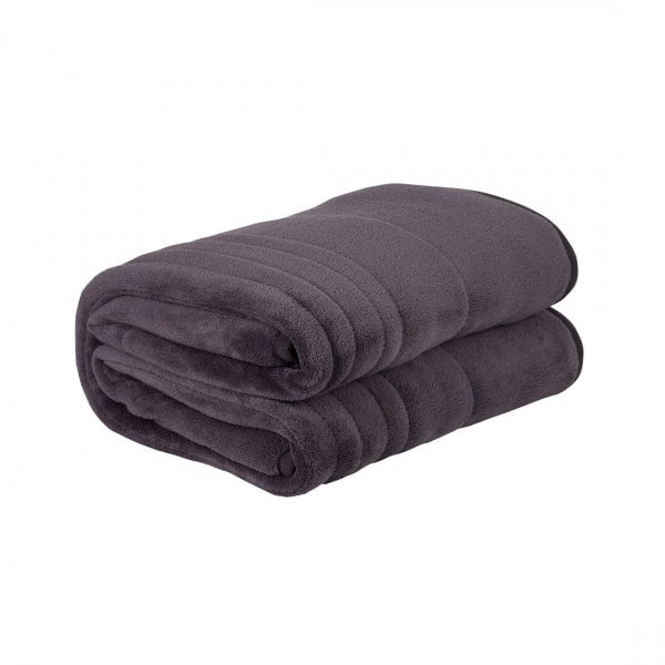 Patura electrica dubla 180x160cm cu 9 trepte de temperatura, gri