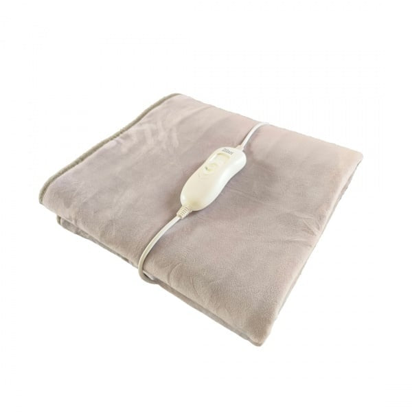 Patura electrica gri 150x80 cm cu 3 trepte de incalzire, 60W