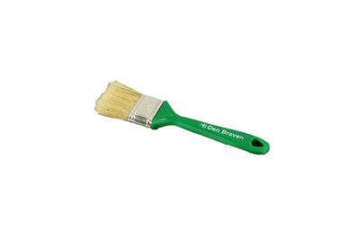 Pensula pentru vopsit 40 mm cu par natural si maner plastic verde