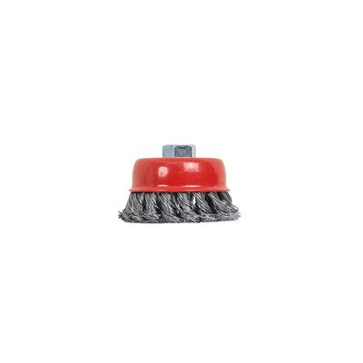 Perie cupa din sarma dura pentru flex, 3 inch