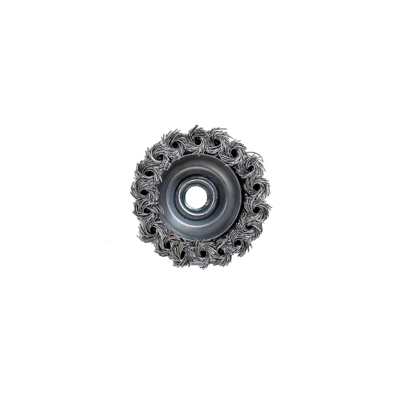 Perie cupa din sarma dura pentru flex, 3 inch