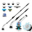 Perie de Curatenie Electrica Reincarcabila, 9 Capete, 2 Trepte de Viteza, Maner Lung 137 cm, USB Type-C, 2500mAh