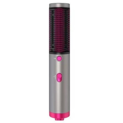 Perie de par electrica, pentru indreptat si ondulat, putere 800W, 3 trepte de viteza, gri