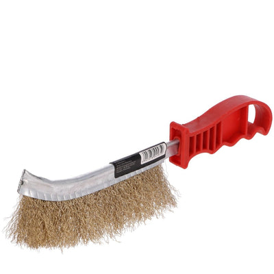 Perie de sarma cu maner de plastic, 22.5 cm lungime totala