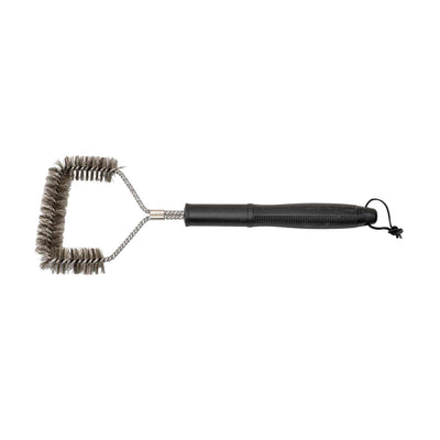 Perie de sarma orizontala pentru gratar, 45x8x4 cm, inox galvanizat