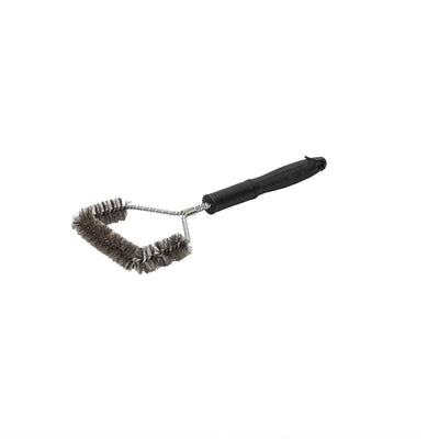 Perie de sarma orizontala pentru gratar, 45x8x4 cm, inox galvanizat