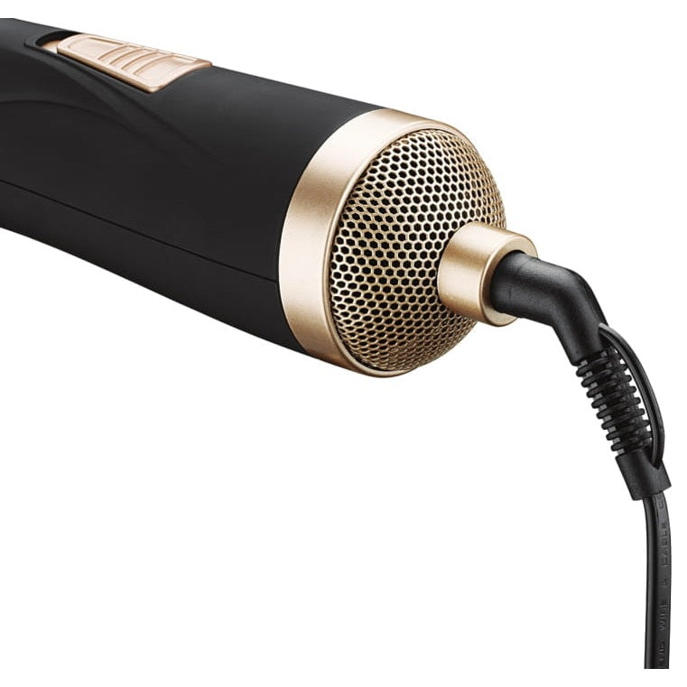 Perie rotativa FOXMAG24, 1000 W, 2 Viteze, 2 Setari temperatura, Negru/Auriu