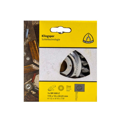 Perie rotunda rasucita sarma, diametru 115 mm, pentru polizor unghiular