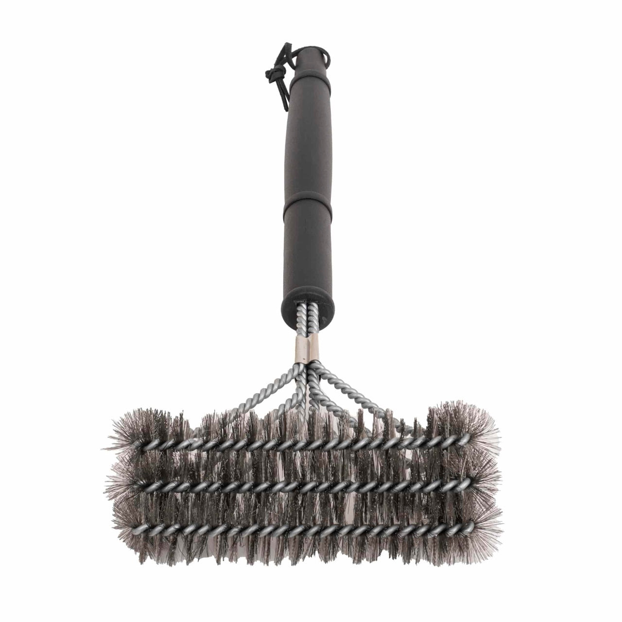 Perie sarma orizontala pentru gratar 42x16x5cm cu 3 straturi inox
