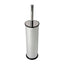 Perie WC cu suport din inox, argintiu, 39x10 cm