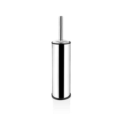 Perie WC inox antiamprente cu suport, dimensiuni compacte