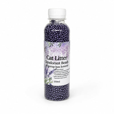 Perle Odorizante pentru Litiera Pisicii, Aromă de Lavandă, 250 ml