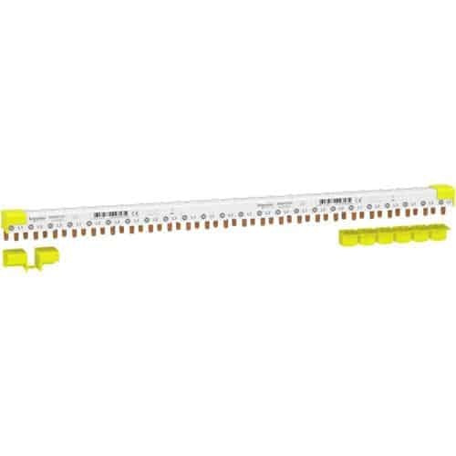 Pieptene modular 3P+N, 24 module pentru distributie electrica trifazata