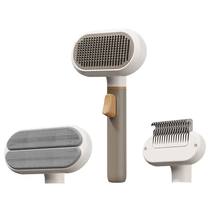 Pieptene multifunctional 3 in 1 pentru ingrijirea animalelor de companie