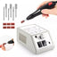 Pila electrica unghii FOXMAG24, 20.000 RPM, 20W, manichiura profesionala, 6 capete slefuire