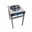 Pirostrie masa cu suport inox, 1 arzator, inaltime 64cm