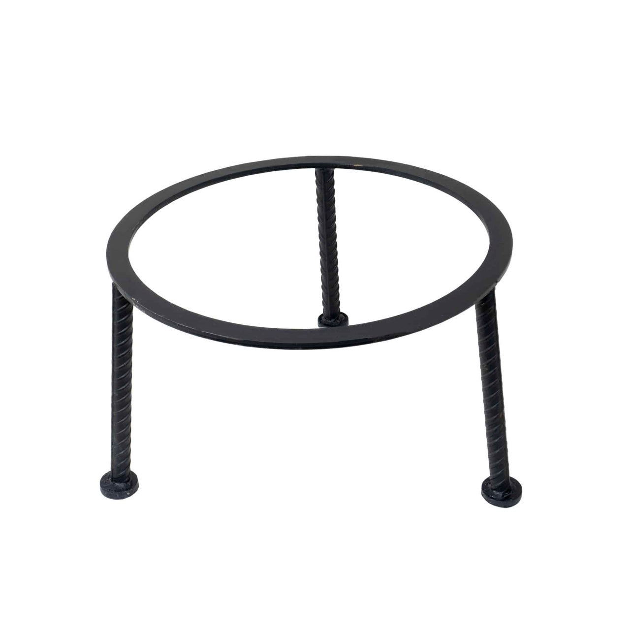 Pirostrie traditionala rotunda din fier, diametru 40 cm, inaltime 27 cm
