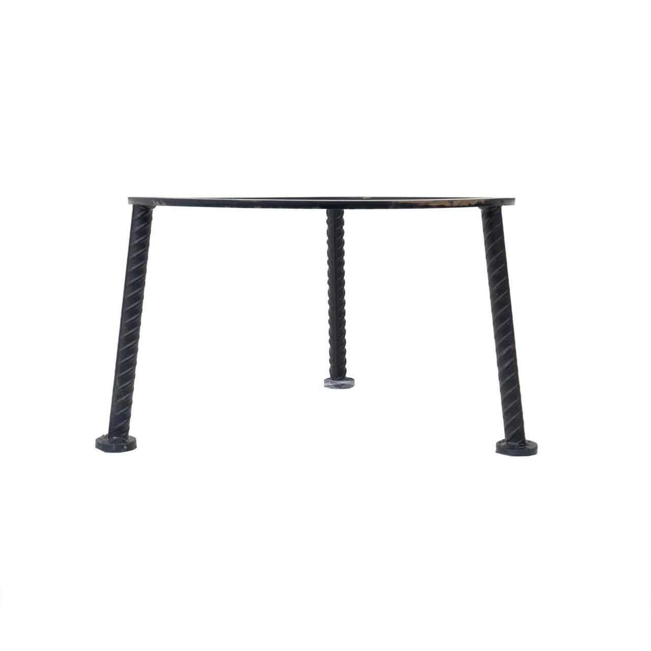 Pirostrie traditionala rotunda din fier, diametru 40 cm, inaltime 27 cm