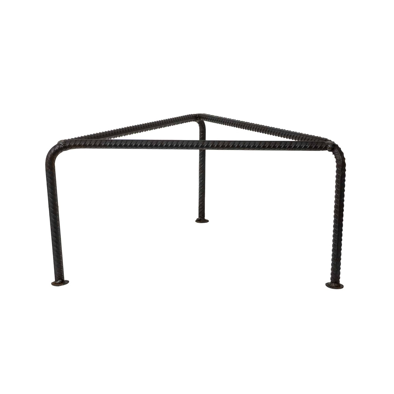 Pirostrie traditionala triunghiulara din fier, grosime 16 mm, 48x24 cm