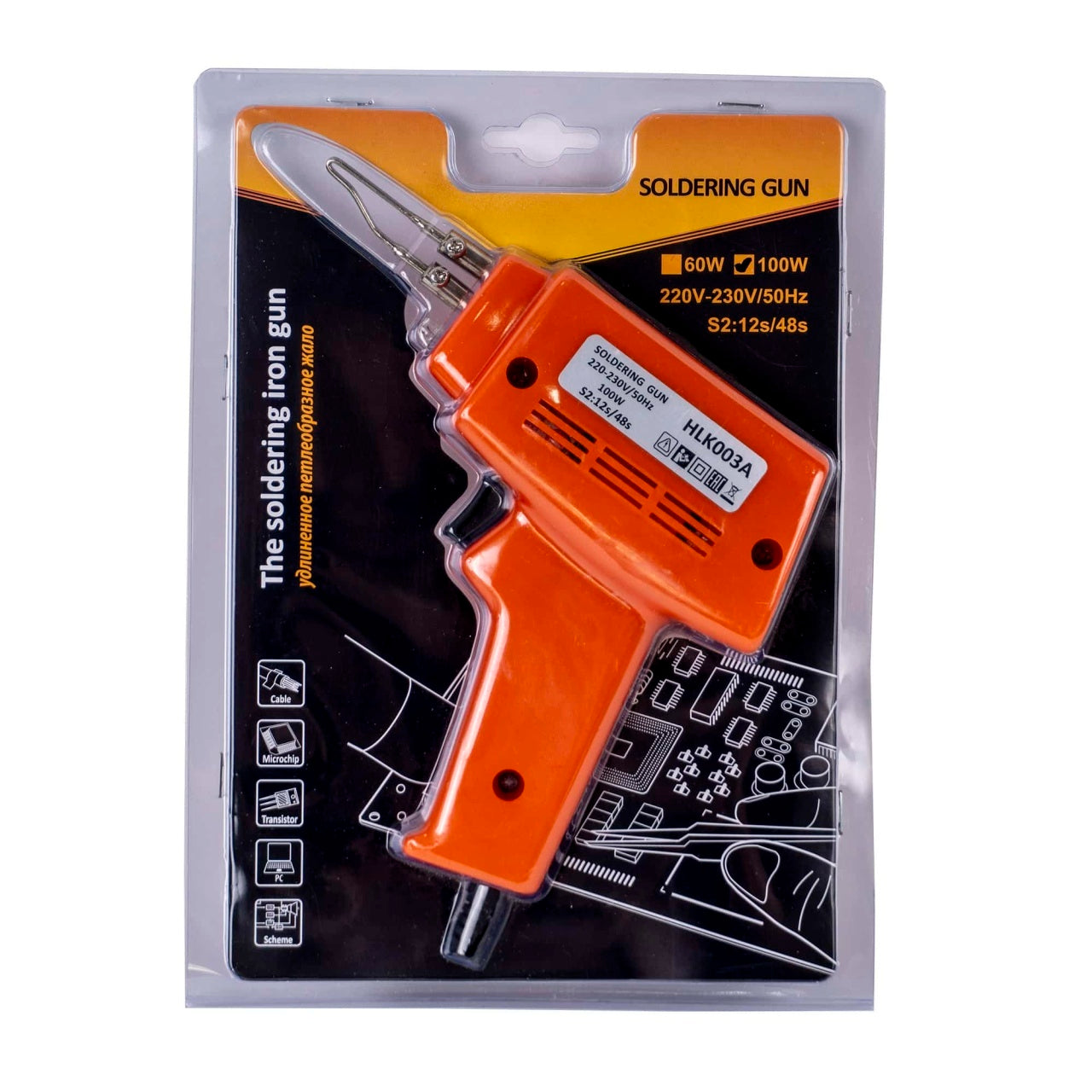 Pistol de lipit profi letcon cu putere de 100W pentru lucrari usoare
