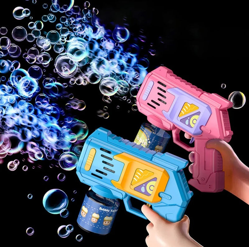 Pistol Lansator de Baloane din sapun, Automat, cu LED