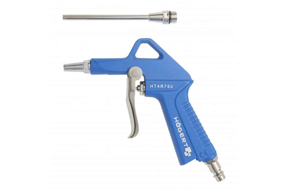 Pistol suflat cu duza scurta si lunga, presiune 6 bar, cuplaj rapid 1/4""