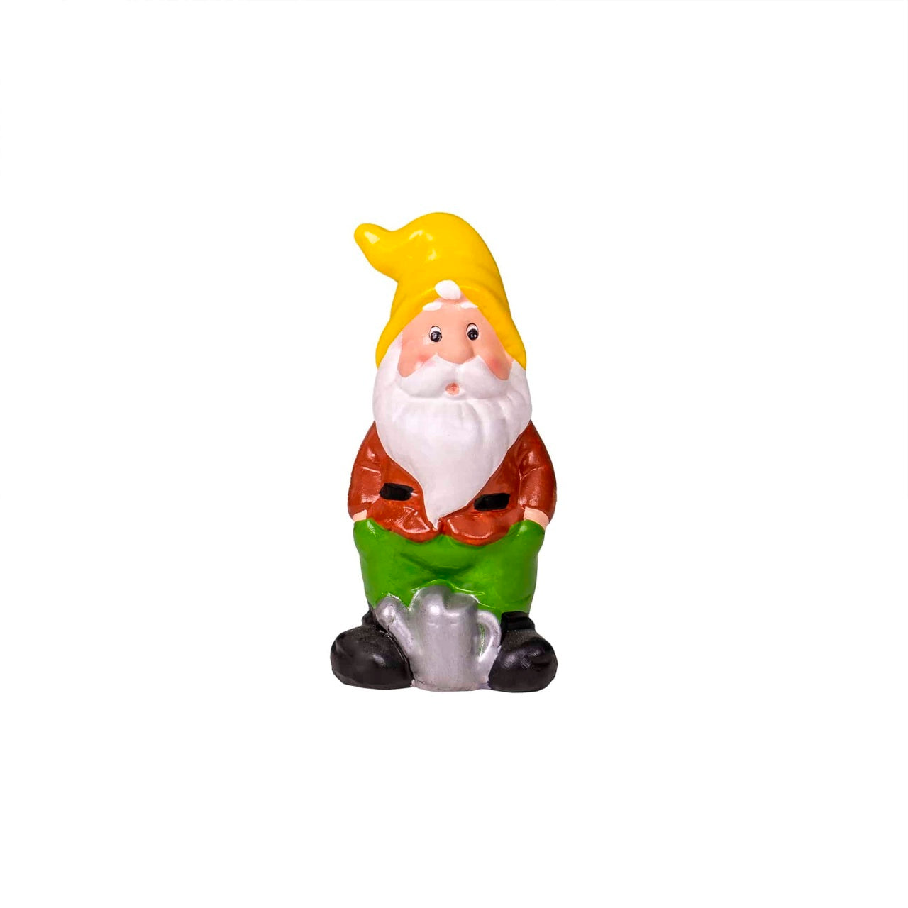Pitic de gradina din ceramica, inaltime 20 cm, multicolor, finisaj lucios