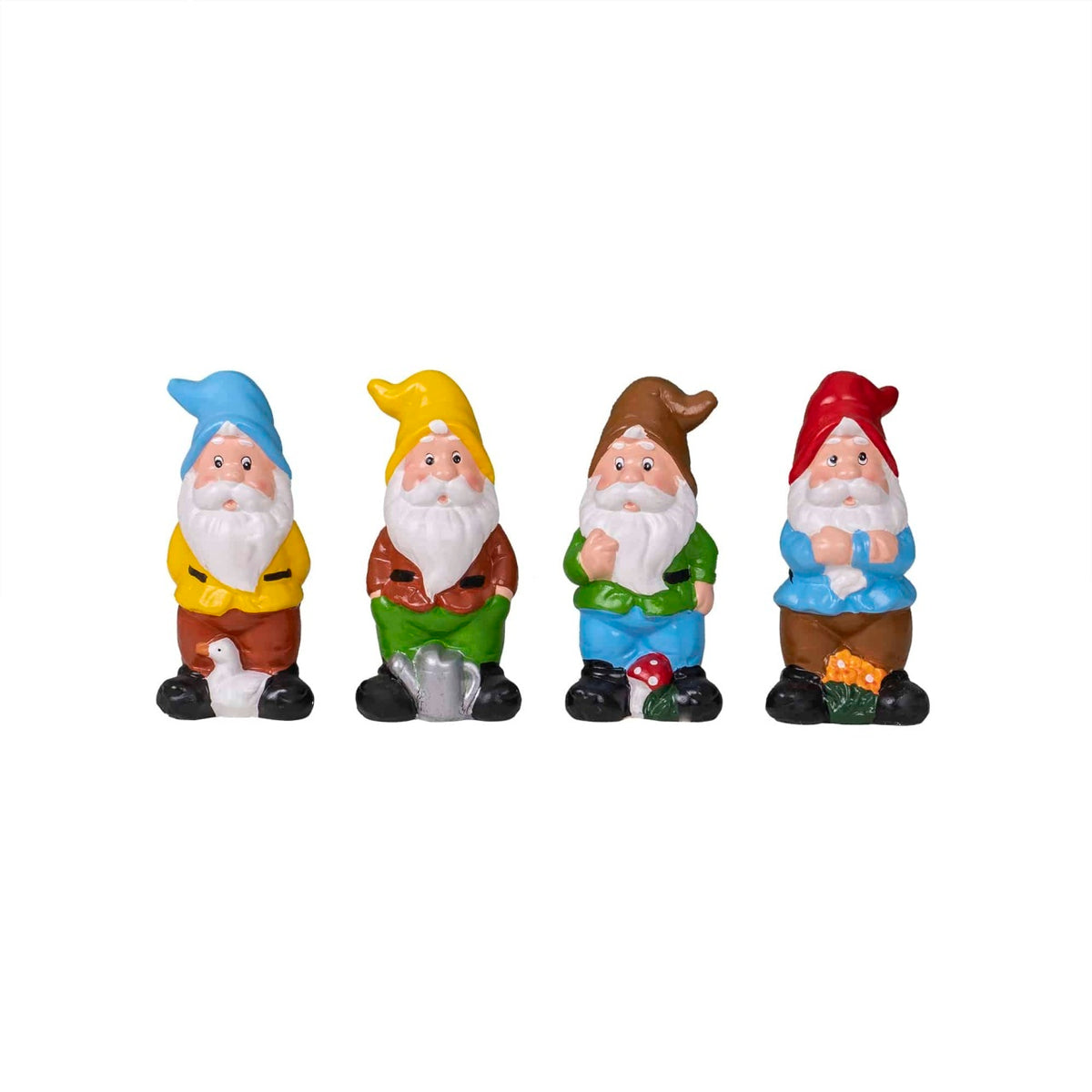 Pitic de gradina din ceramica, inaltime 20 cm, multicolor, finisaj lucios
