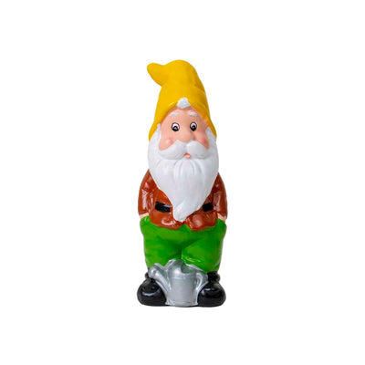 Pitic de gradina din ceramica, inaltime 30 cm, multicolor, finisaj lucios