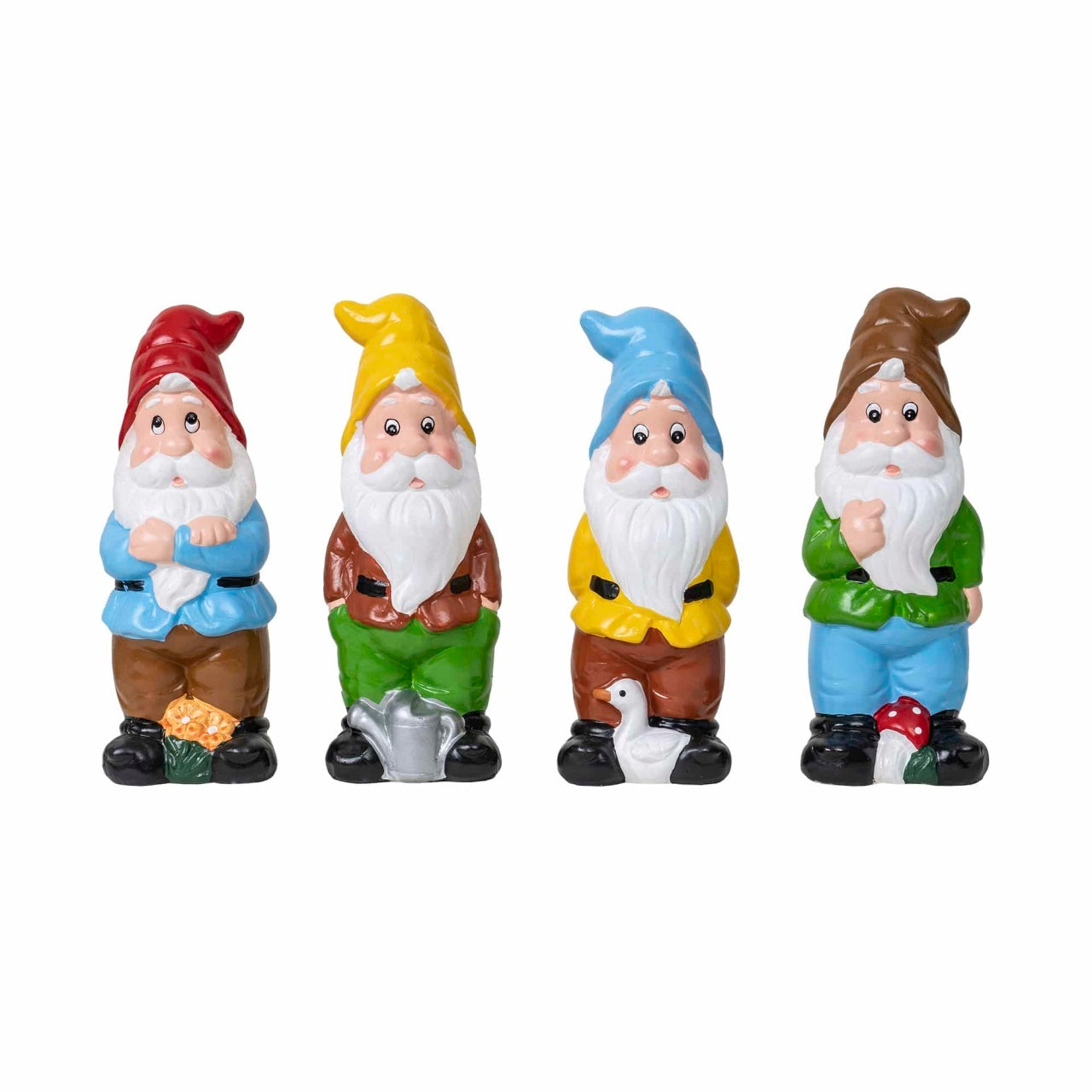 Pitic de gradina din ceramica, inaltime 30 cm, multicolor