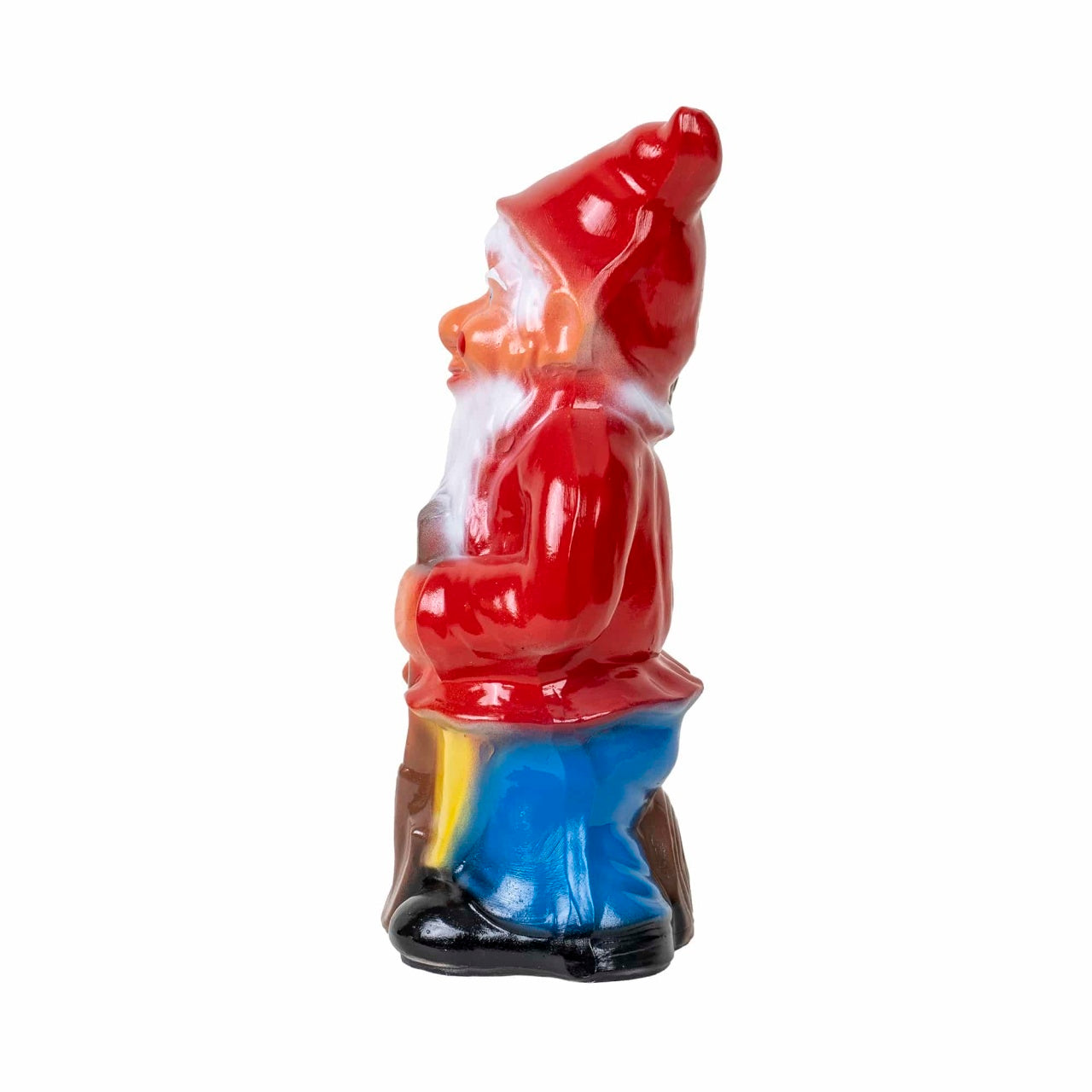 Pitic de gradina din ceramica, inaltime 38 cm, multicolor, finisaj lucios