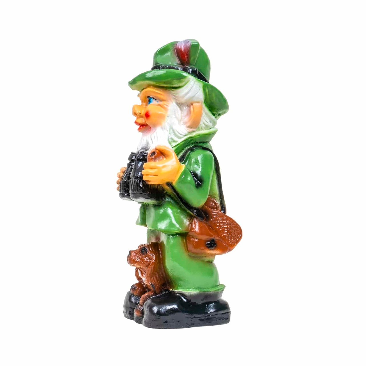 Pitic de gradina din ceramica, inaltime 38cm, model padurar multicolor