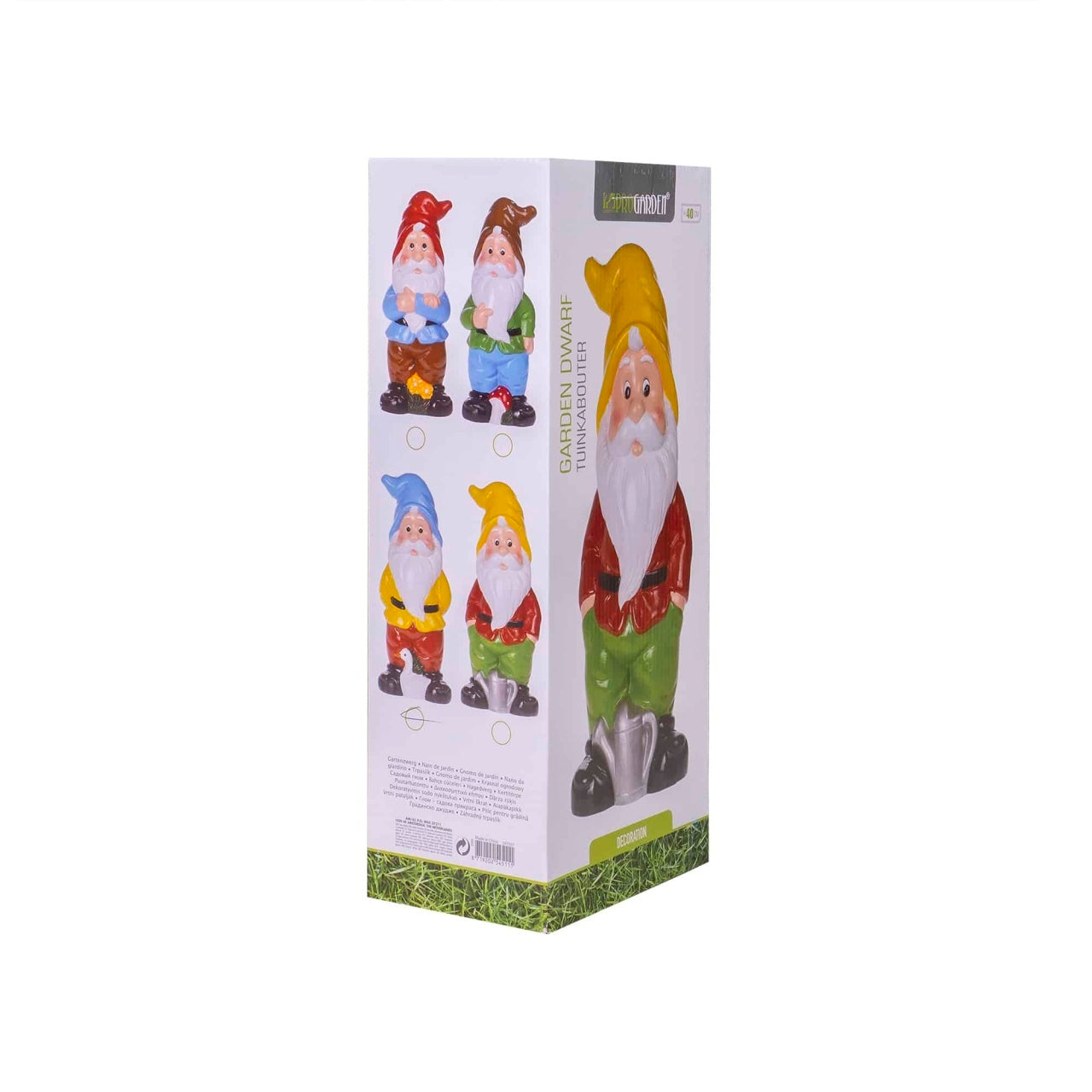 Pitic de gradina din ceramica, inaltime 40 cm, multicolor, finisaj lucios