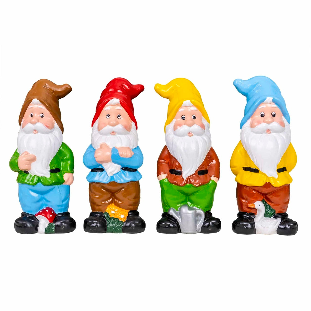Pitic de gradina din ceramica, inaltime 40 cm, multicolor, finisaj lucios