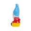 Pitic de gradina din ceramica, inaltime 42 cm, model caciula multicolor