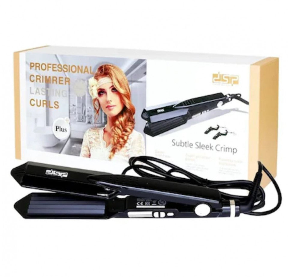 Placa DSP Profesionala pentru creponat parul, 45W, 2 agrafe pentru par incluse, Foxmag24