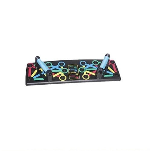 Placa pentru flotari FOXMAG24 multifunctionala, pe baza de culori, cu manere, pentru piept, umeri, spate si triceps