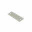 Placa perforata din otel 180x65x2.5 mm, argintie, rezistenta si versatila