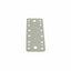 Placa perforata din otel 180x65x2.5 mm, argintie, rezistenta si versatila