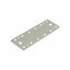 Placa perforata din otel 180x65x2.5 mm, argintie, rezistenta si versatila