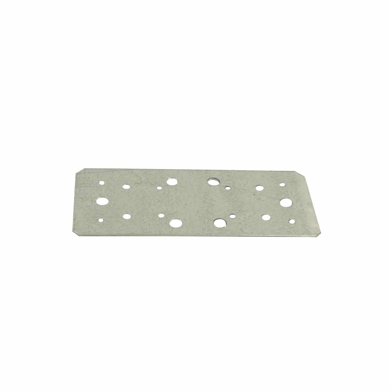 Placa perforata otel 55x140 mm, argintie, pentru imbinari rezistente