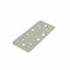 Placa perforata otel 55x140 mm, argintie, pentru imbinari rezistente