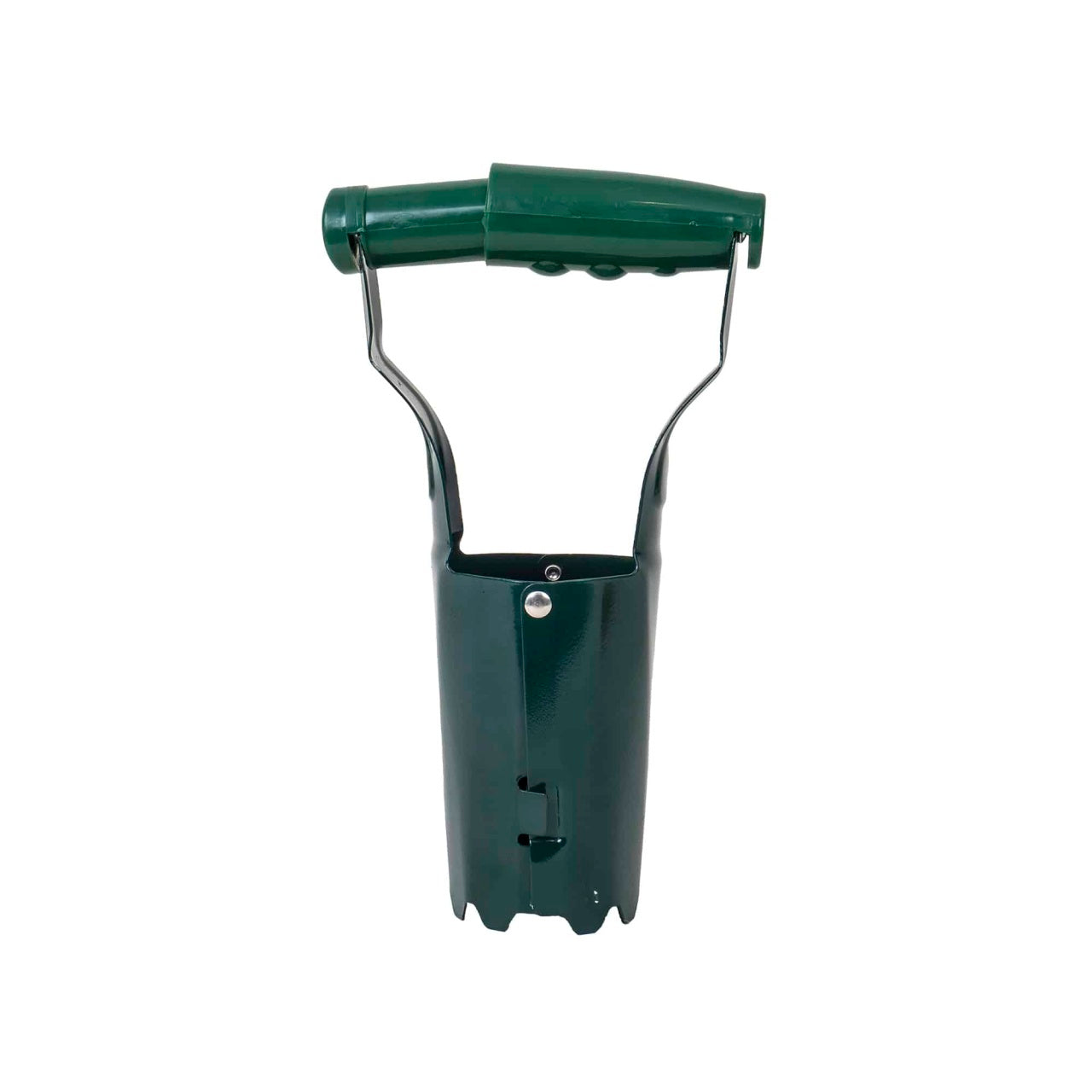 Plantator manual pentru gradina, cu declansator pe maner, lama rotunda metalica