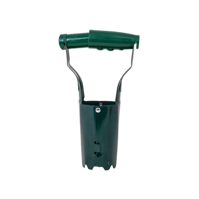 Plantator manual pentru gradina, cu declansator pe maner, lama rotunda metalica